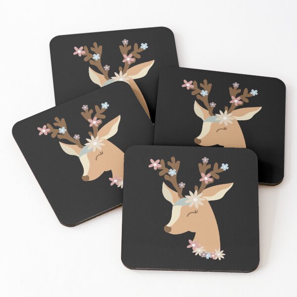 Item preview, Spring Deer | Flowers | Floral Deer | Nature | Wildlife designed and sold by Ravenvine.