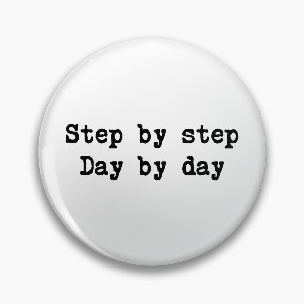 Item preview, Step By Step Day By Day Motivational Quote for Success designed and sold by allysmar.