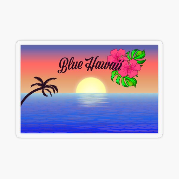 Hawaiian Sunset - Blue