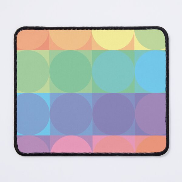 Item preview, Pastel Rainbow Color Blocks and Circles designed and sold by SeaStories88.