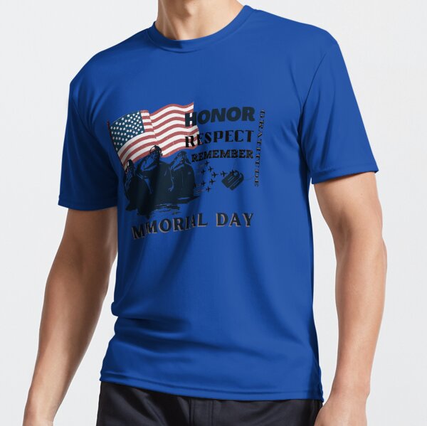 Women's Memorial Day T-Shirt Patriotic Honor The Brave United States Shirt