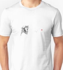 Shiba and red ball Unisex T-Shirt