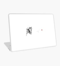 Shiba and red ball Laptop Skin