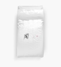 Shiba and red ball Duvet Cover