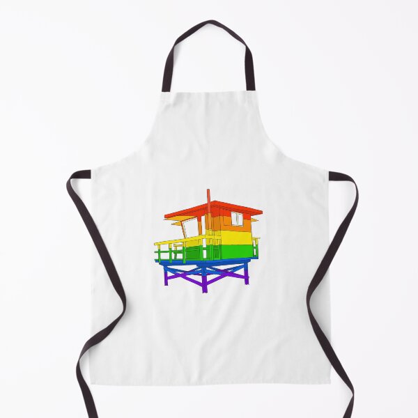 Item preview, Rainbow Lifeguard Tower designed and sold by Ava Stoughton.