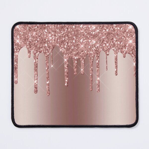 Item preview, Trendy Rose Gold Dripping Glitter Foil Background 1 designed and sold by TrendyGlitter.