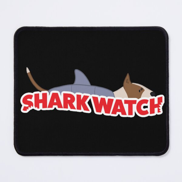 Item preview, Shark Watch - Bull Terrier (White and Red) designed and sold by KodiakGoods.