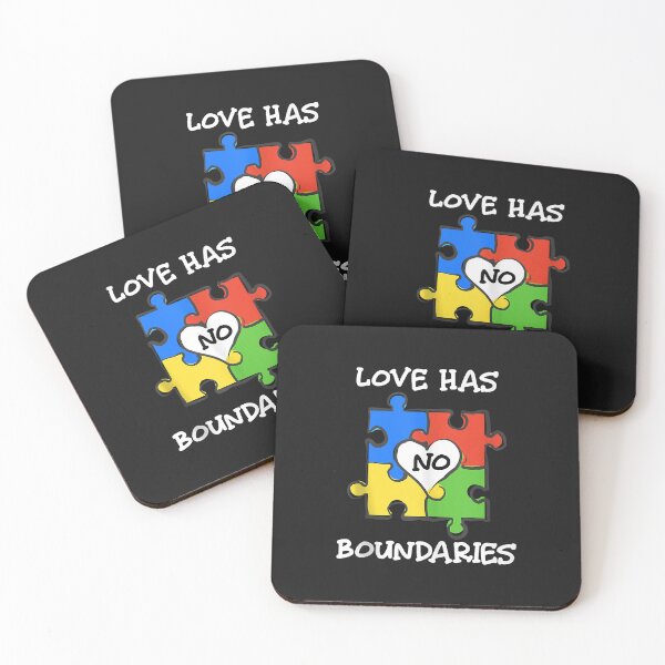 Item preview, April We Wear Blue Autism Awareness Love Has No Boundaries Tank Top designed and sold by luciaaljudith.