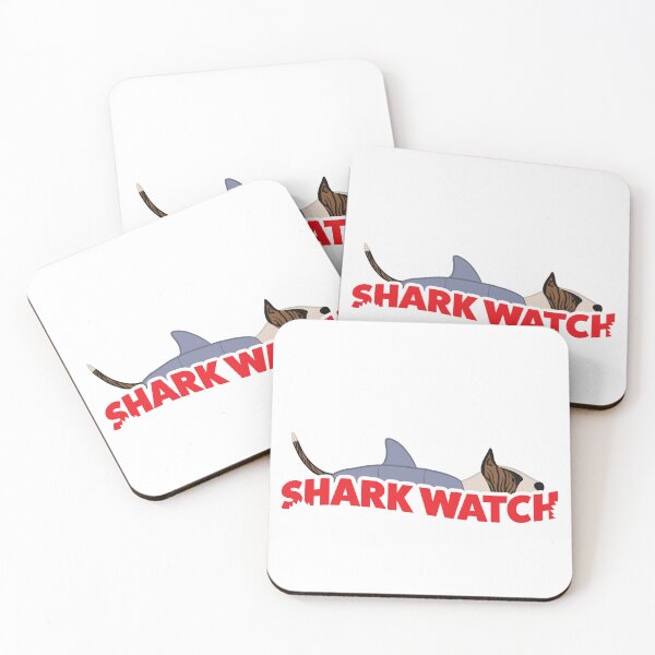 Item preview, Shark Watch - Bull Terrier (Brindle and White) designed and sold by KodiakGoods.