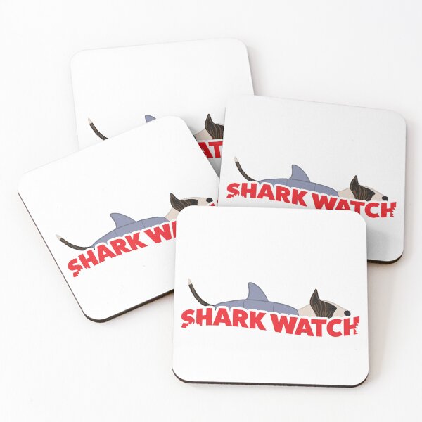 Item preview, Shark Watch - Bull Terrier (Black Brindle and White) designed and sold by KodiakGoods.
