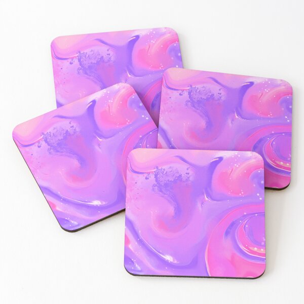 Item preview, Painterly pattern - abstract purple, periwinkle, pink designed and sold by thephoenixsoul.