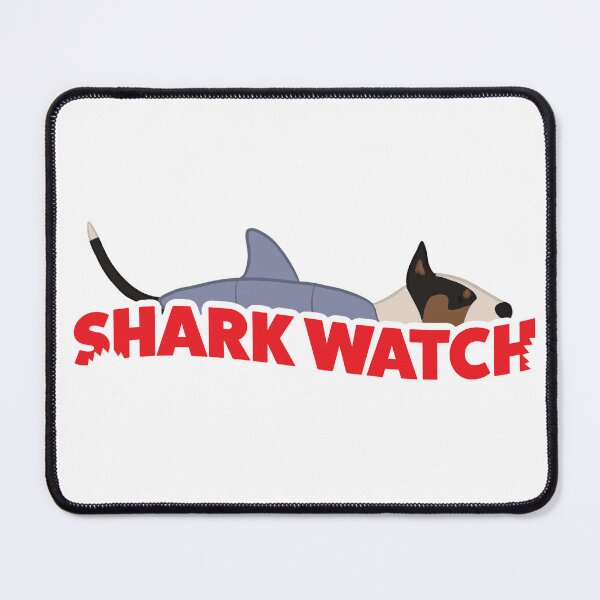 Item preview, Shark Watch - Bull Terrier (Black Tan and White) designed and sold by KodiakGoods.