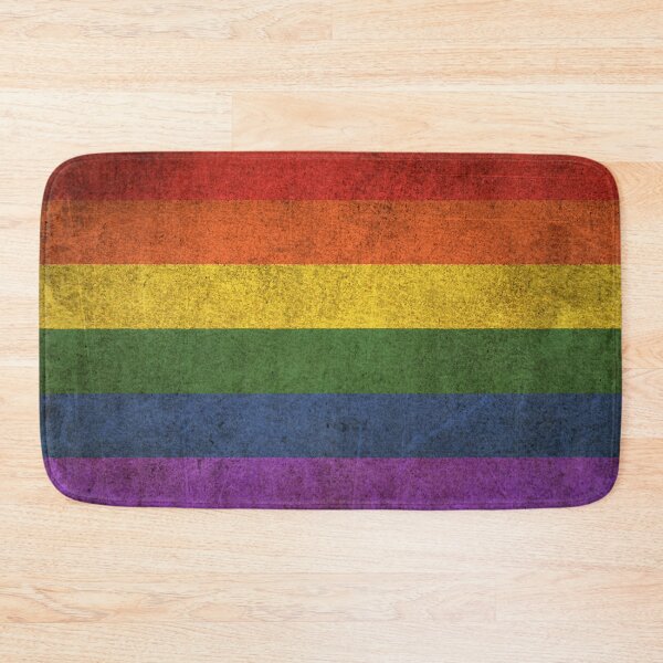 Item preview, Old and Worn Distressed Vintage Gay Pride Rainbow Flag designed and sold by JeffBartels.