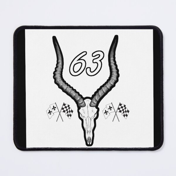 Item preview, 63 Impala Skull White Number designed and sold by ThornyroseShop.