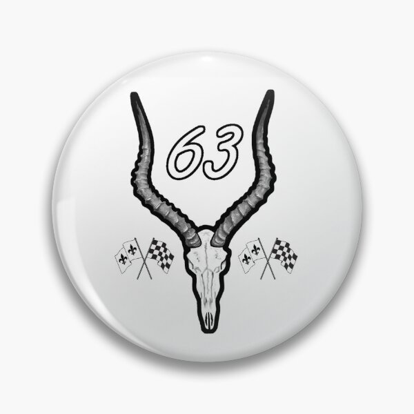 Item preview, 63 Impala Skull White Number designed and sold by ThornyroseShop.