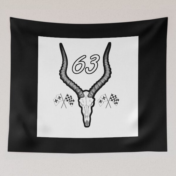 Item preview, 63 Impala Skull White Number designed and sold by ThornyroseShop.
