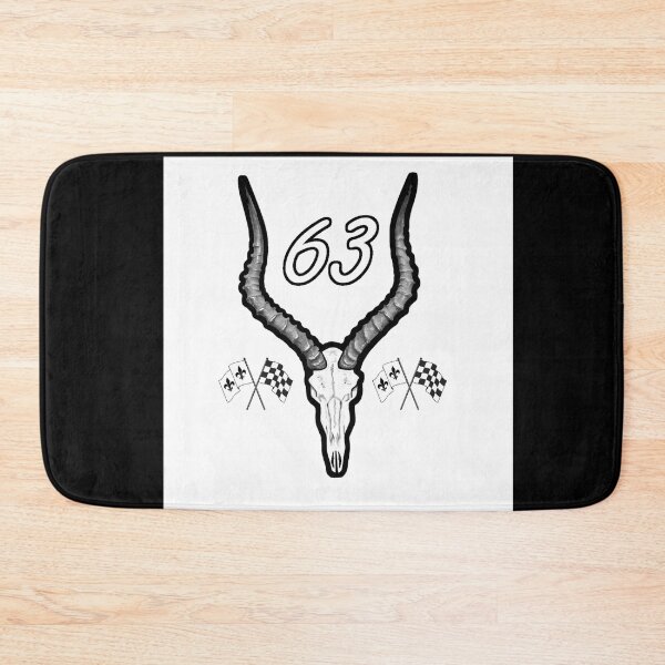 Item preview, 63 Impala Skull White Number designed and sold by ThornyroseShop.