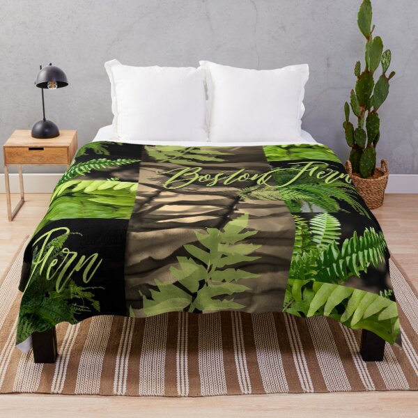 Item preview, Boston Fern Digital Collage Colorful Design designed and sold by EarthArtDesigns.