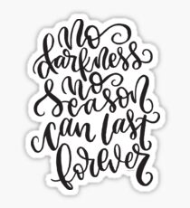 BTS WINGS YNWA - Spring Day Lyrics 2 Sticker