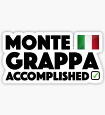 Monte Grappa Accomplished Giro D'Italia Italy Cycling Climb Sticker