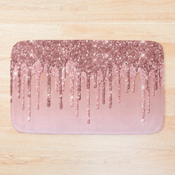 Item preview, Trendy Rose Gold Dripping Glitter Foil Background 33 designed and sold by TrendyGlitter.
