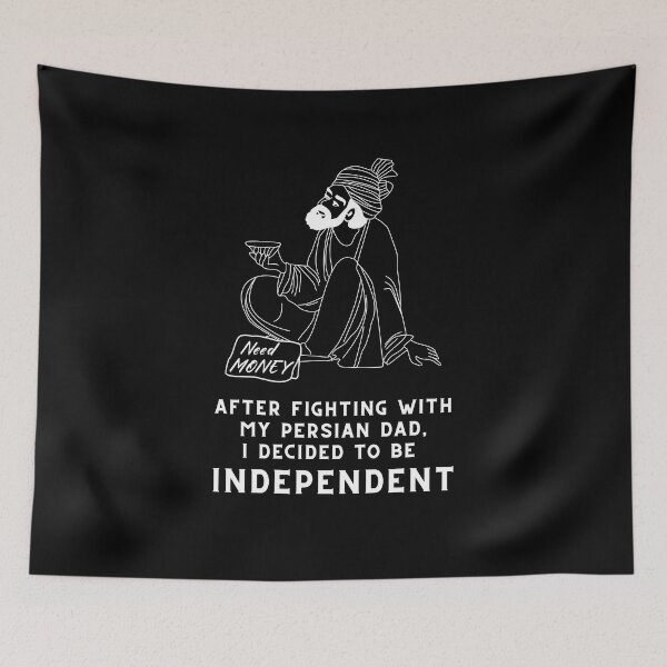 Item preview, Decided to be independent after fighting with my persian dad - Persian (iranian) art designed and sold by Persian Pride Official.