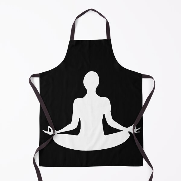 Item preview, A meditating silhouette on black designed and sold by Geestock.