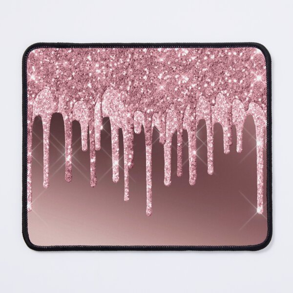 Item preview, Trendy Rose Gold Dripping Glitter Foil Background 22 designed and sold by TrendyGlitter.