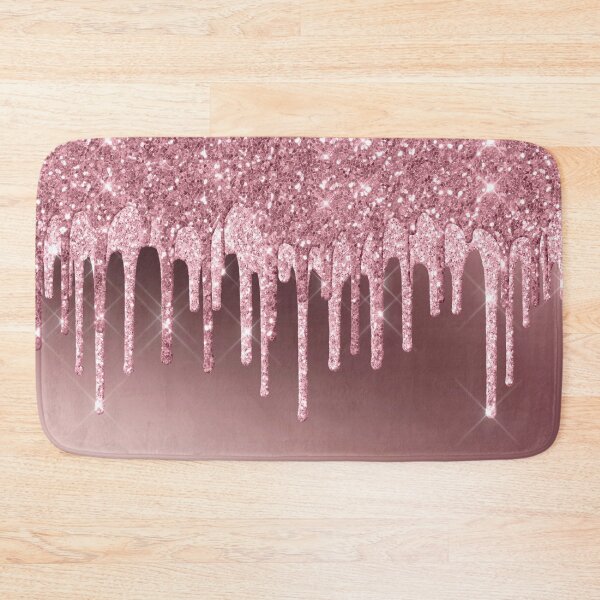 Item preview, Trendy Rose Gold Dripping Glitter Foil Background 22 designed and sold by TrendyGlitter.