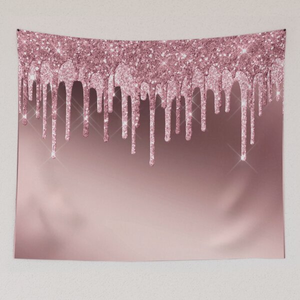 Item preview, Trendy Rose Gold Dripping Glitter Foil Background 22 designed and sold by TrendyGlitter.