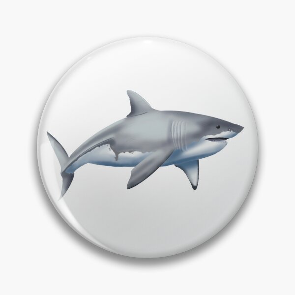 Item preview, Great White Shark designed and sold by Opalescent Studios.