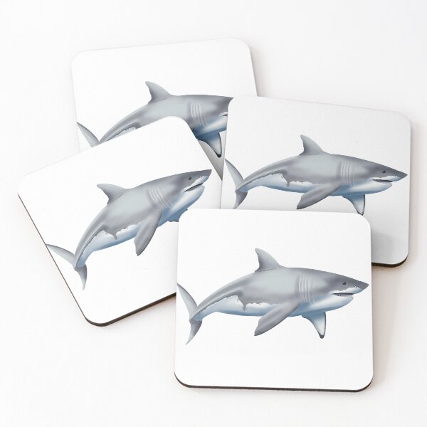 Item preview, Great White Shark designed and sold by Opalescent Studios.