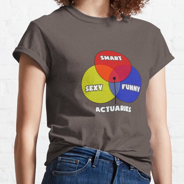 Venn Diagram ... Actuary Humor Classic T-Shirt