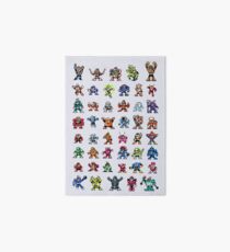 MegaMan 1to6 Robot Masters Art Board
