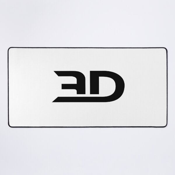 Item preview, 3D Minimal Logo - Black designed and sold by Team3DMJ.