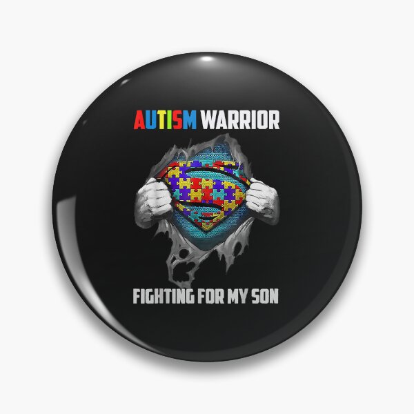 Item preview, autism warrior fighting for my son autism mom dad parents designed and sold by luciaaljudith.
