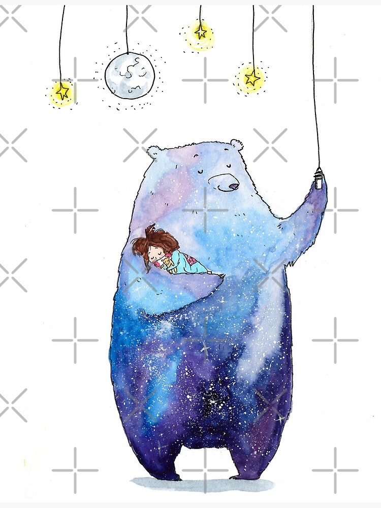 &ldquo;Galaxy Bear&rdquo; Photographic Print by MankaKasha | Redbubble
