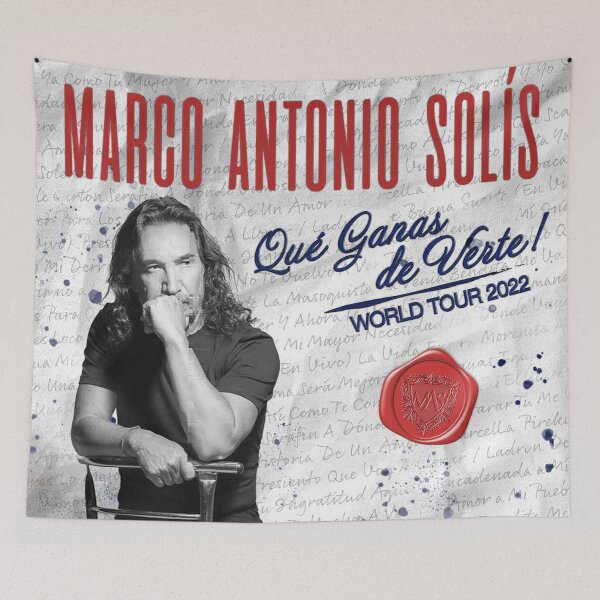 Item preview, don Marco Antoni Solisa Que Ganas de Verte World Tour 2022 designed and sold by hautawlnsas.