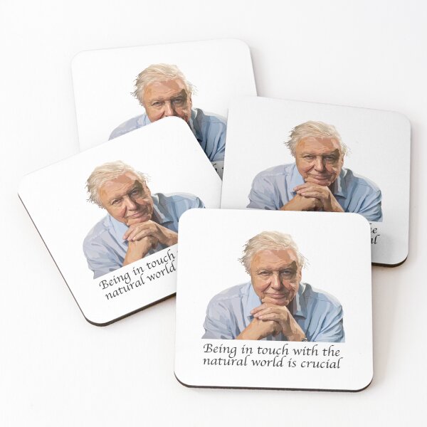 Item preview, David Attenborough - Being in touch with the natural world is crucial designed and sold by MadeUKewl.