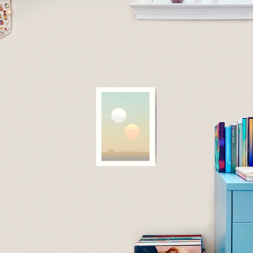two suns Art Print