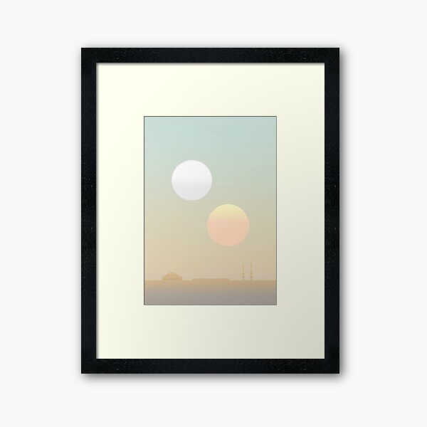 Star wars best sale framed art