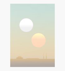 two suns Photographic Print