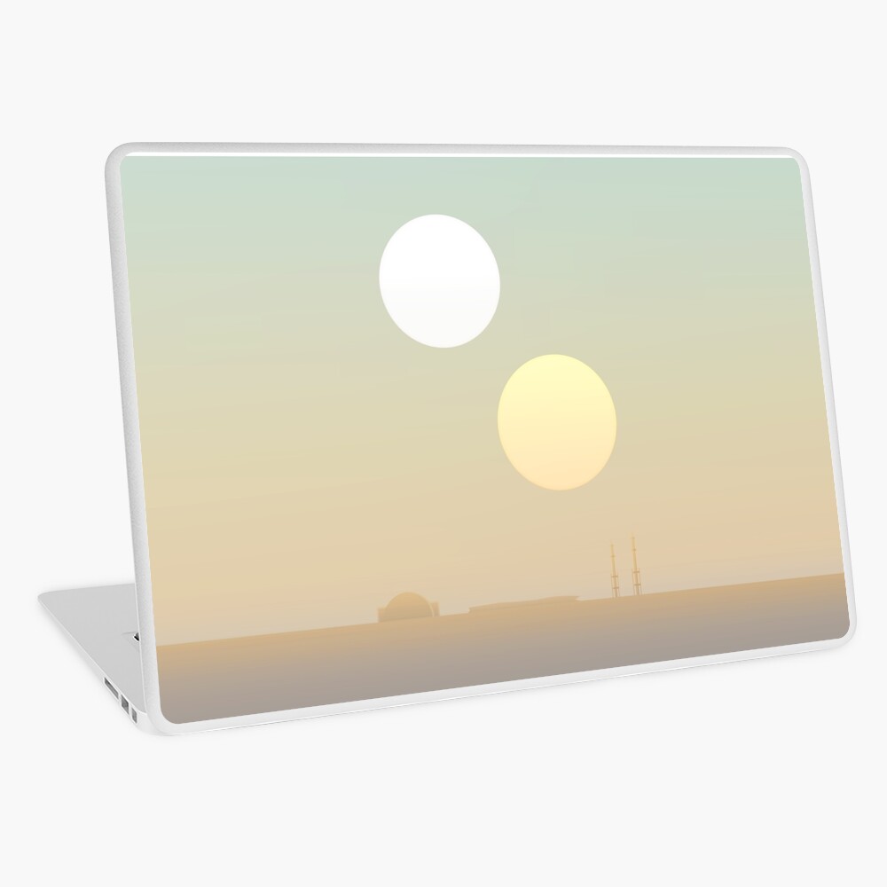 two suns Laptop Skin
