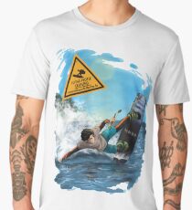 Wakeboarder spray Men's Premium T-Shirt
