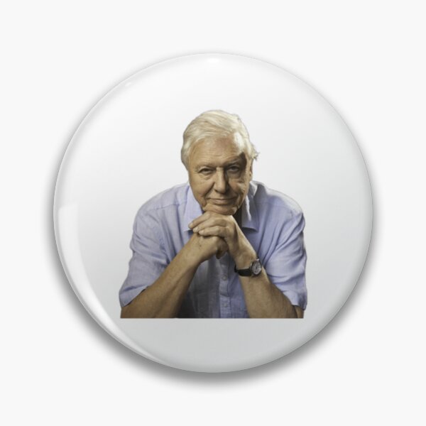Artikelvorschau, David Attenborough - rosa entworfen und verkauft von MadeUKewl.