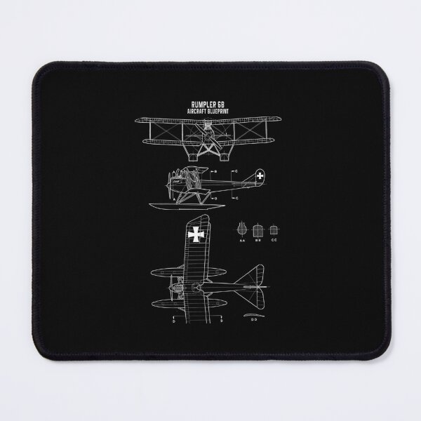Item preview, Rumpler 6B Aircraft Blueprint designed and sold by PodiShawna.