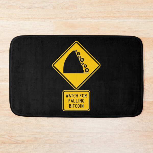 Item preview, Road Sign - Watch for Falling Bitcoin designed and sold by Clusterfudge.