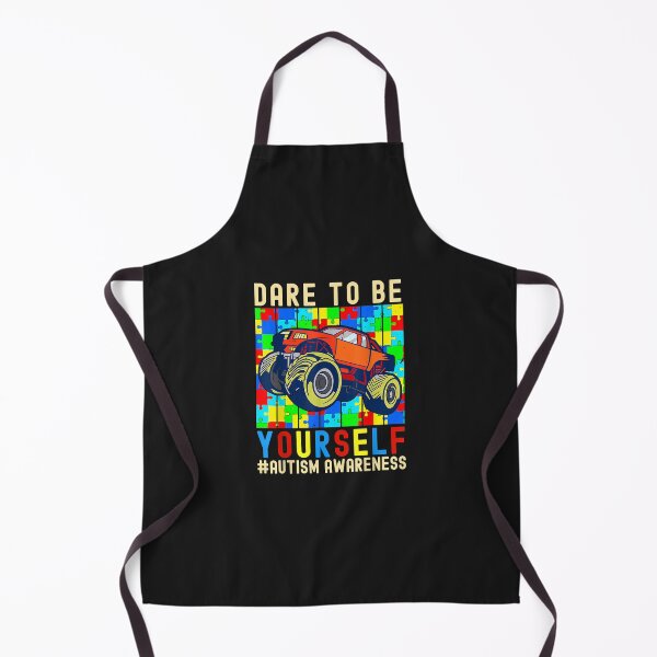 Item preview, Dare To Be Yourself Autism Awareness Monster Truck Boys Kids designed and sold by luciaaljudith.