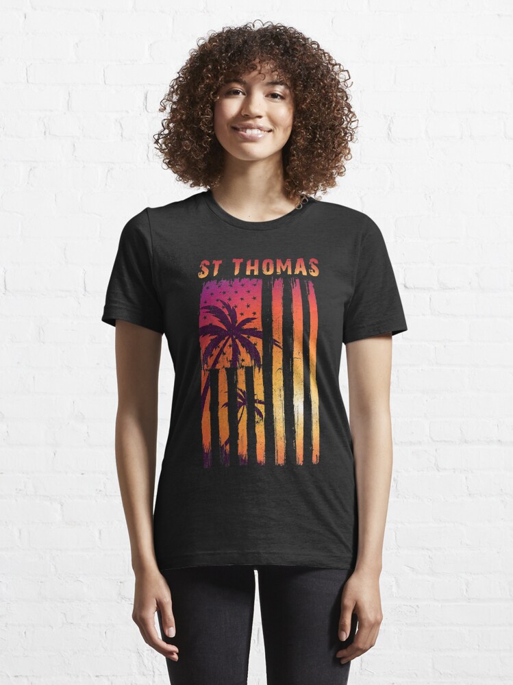 70's Vintage St. Thomas Virgin Islands Travel T-shirt Tee 