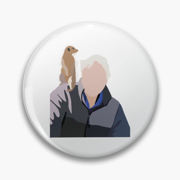 Item preview, Sir David Attenborough -cute designed and sold by MadeUKewl.